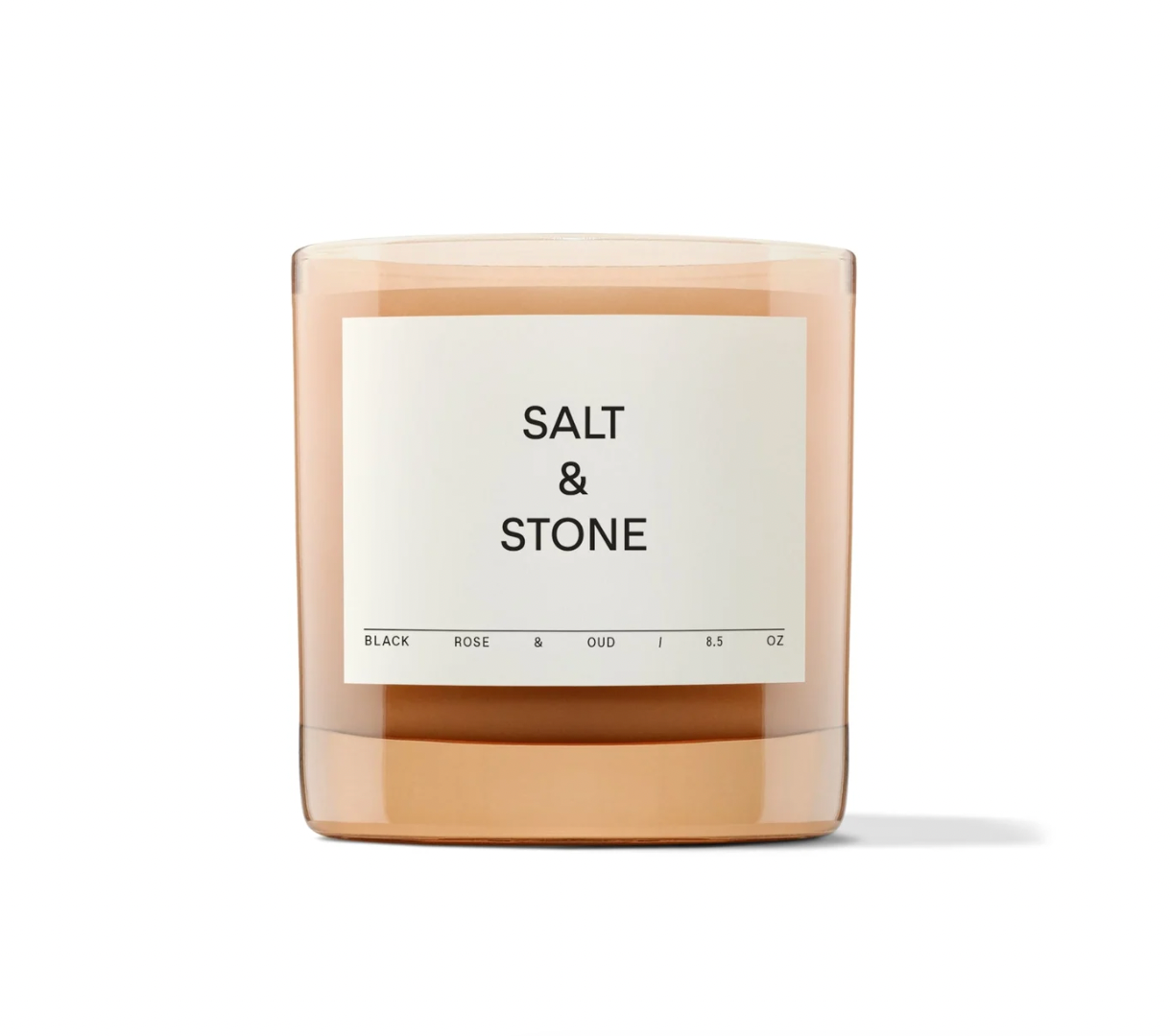 Salt and Stone candle- Black rose & Oud
